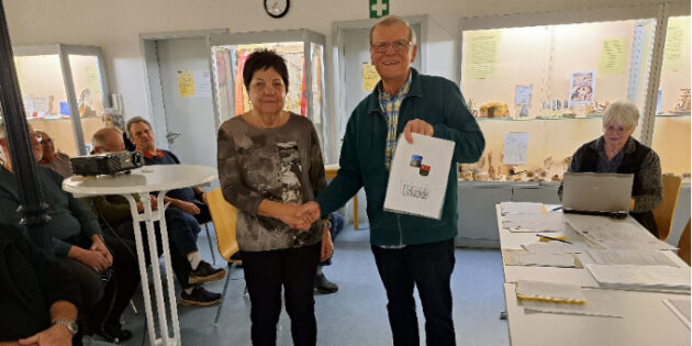Die frühere Ortsvorsteherin Gabriele Kohl war eine der von Günter Mössinger Geehrten. Foto: oh