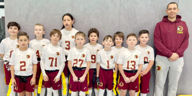 Das siegreiche Team der Bürstadt Redskins. Foto: Tobias Münch