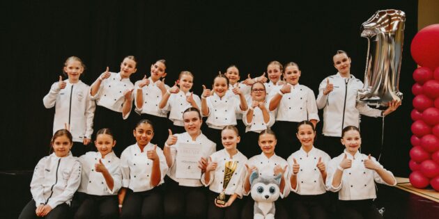 Die Tanzgruppe Kids Company erreichte beim Heimturnier den 1. Platz in der Kinderverbandsliga.