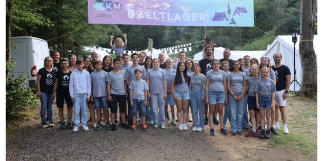 Die diesjährigen KKM-Olympioniken haben eine tolle Lagerwoche verbracht und freuen sich schon jetzt auf das nächste Jahr, wenn wieder Zelte aufgebaut und das Lagerfeuer angezündet werden.  Foto: oh